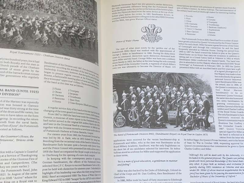 A LIFE ON THE OCEAN WAVE THE ROYAL MARINES BAND STORY BY JOHN TRENDELL
