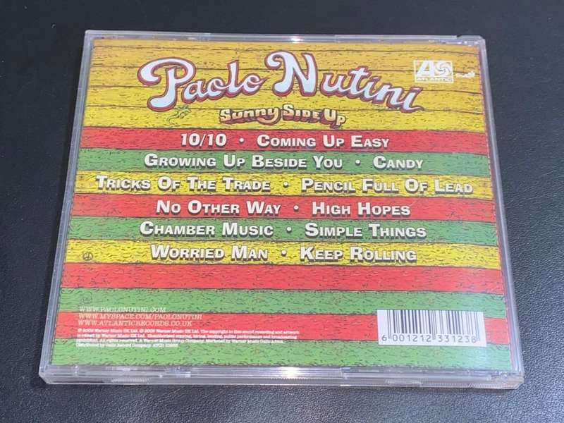 PAOLO NUTINI SUNNY SIDE UP CD