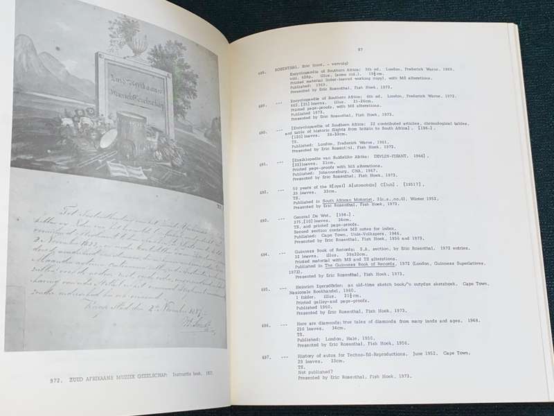 A GUIDE TO THE SOUTH AFRICAN MANUSCRIPT COLLECTIONS IN THE SOUTH AFRICAN LIBRARY CAPE TOWN