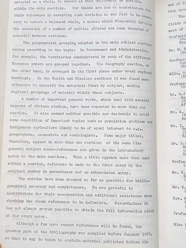 SELECT ANNOTATED BIBLIOGRAPHY OF TROPICAL AFRICA JUNE 1956