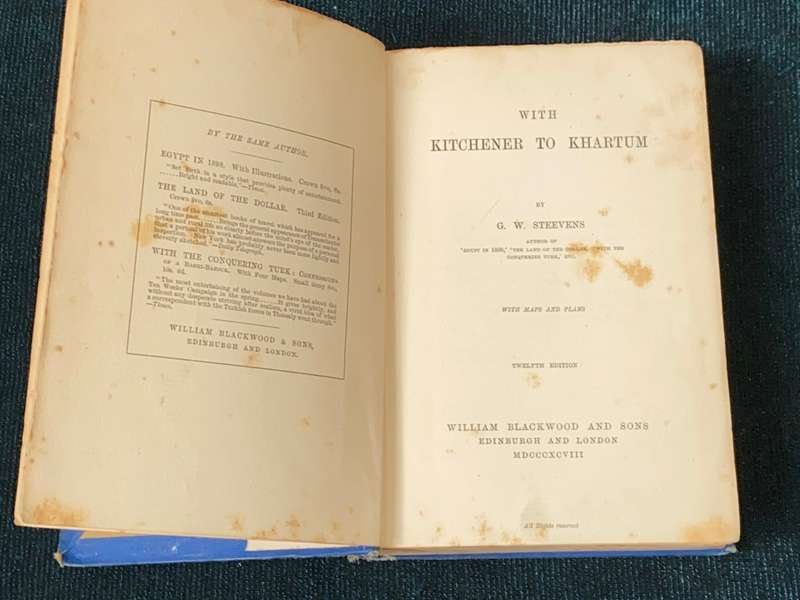 WITH KITCHENER TO KHARTUM BY G.W. STEEVENS