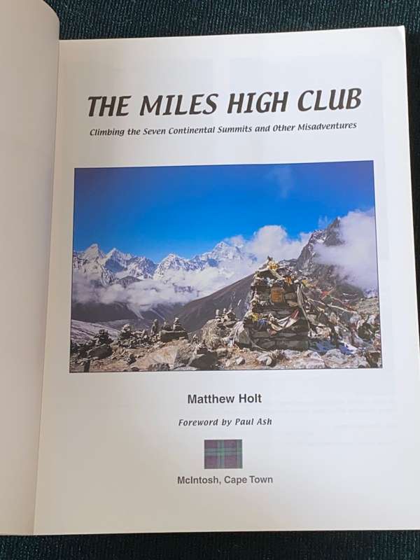 THE MILES HIGH CLUB BY MATTHEW HOLT