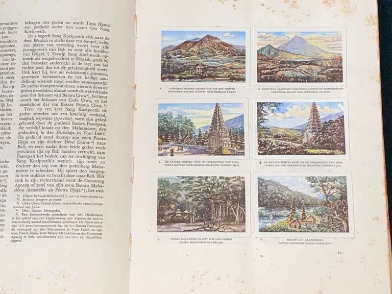 1933 COLLECTABLE DROSTE`S CACAO EN CHOCOLADEFABRIEKEN BALI CARD BOOK