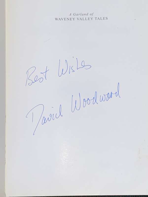 A GARLAND OF WAVENEY VALLEY TALES SHORT STORIES BY DAVID WOODWARD SIGNED