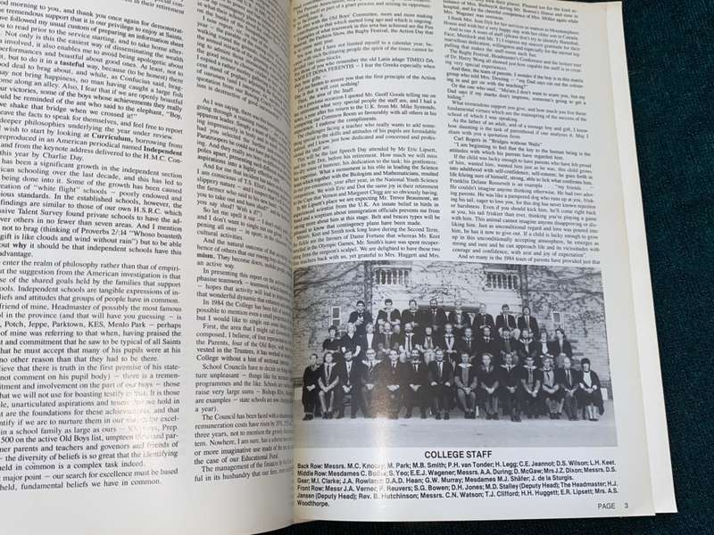 THE STYTHIAN 1983 AND 1984
