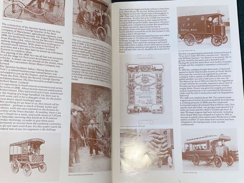 LEYLAND MOTORS LTD OFFICIAL HISTORY 1896-1986