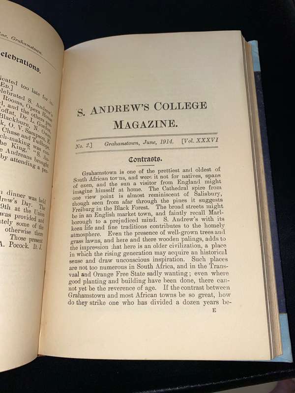 ST ANDREW`S COLLEGE MAGAZINE 1889-1892