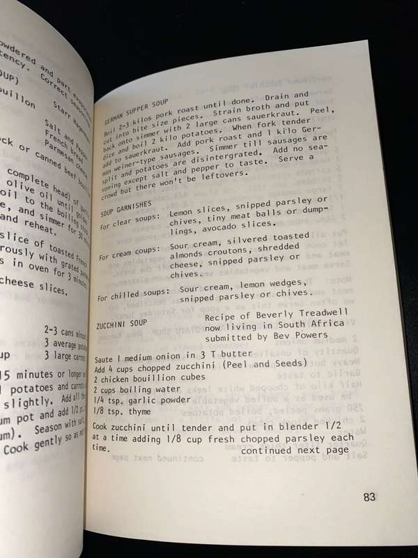 COOKBOOK WOMENS CLUB OF VALENCIA VENEZUELA