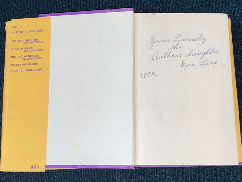 THE HERETIC BY ROBERT JAMES LEES INSCRIBED BY AUTHORS DAUGHTER