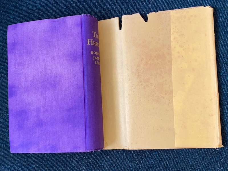 THE HERETIC BY ROBERT JAMES LEES INSCRIBED BY AUTHORS DAUGHTER