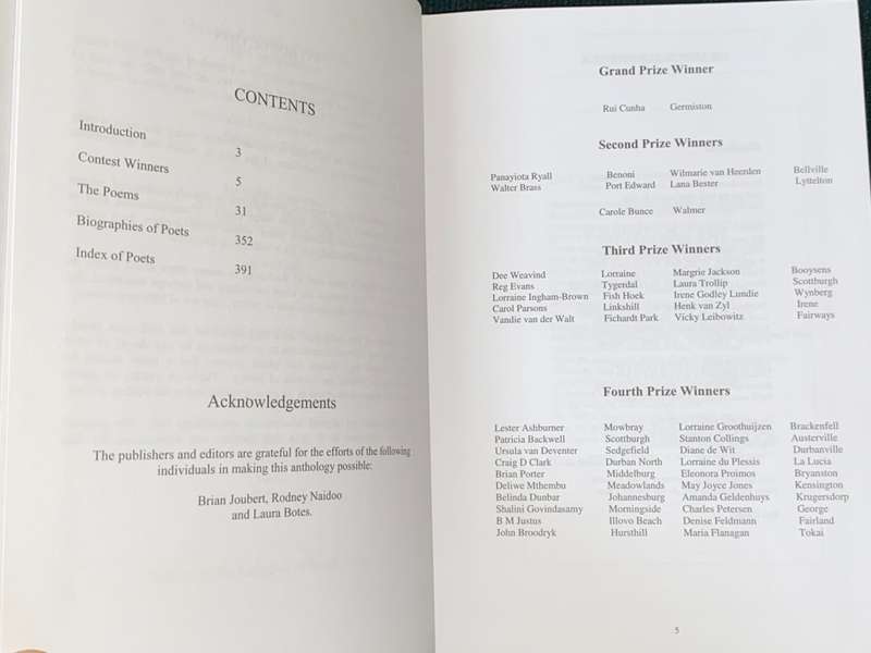 SHATTERED PILLARS AN ANTHOLOGY OF AFRICAN VERSE  2003