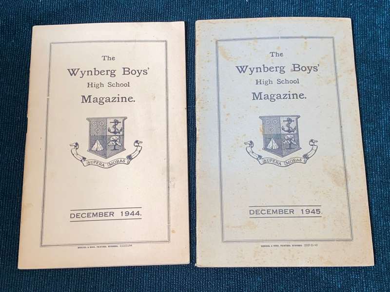 THE WYNBERG BOYS HIGH SCHOOL MAGAZINE 1944/1945