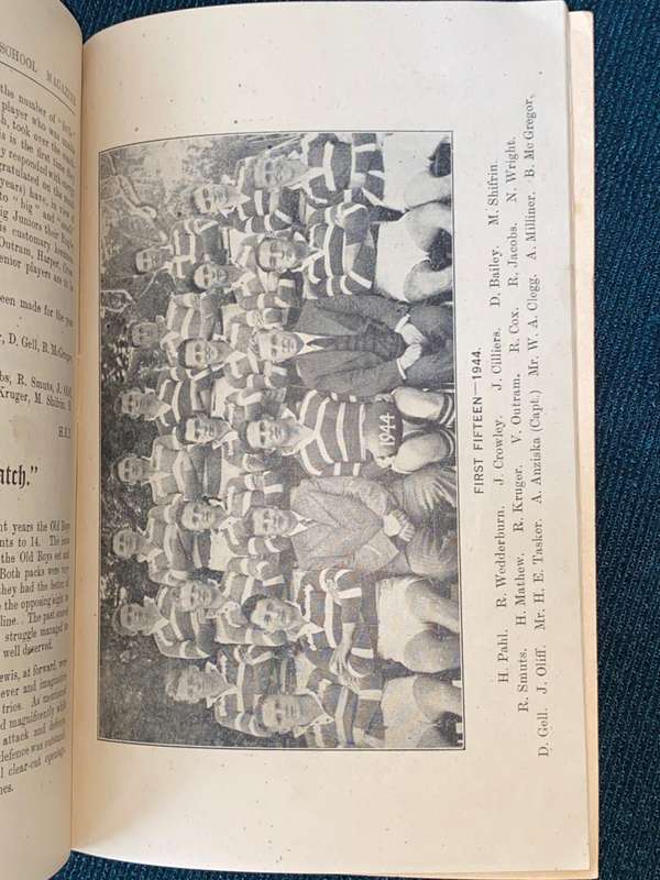 THE WYNBERG BOYS HIGH SCHOOL MAGAZINE 1944/1945