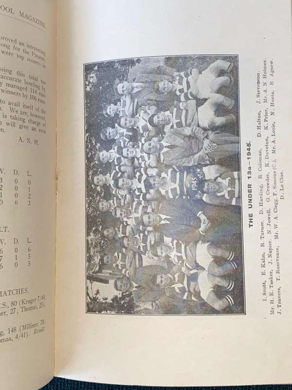THE WYNBERG BOYS HIGH SCHOOL MAGAZINE 1944/1945
