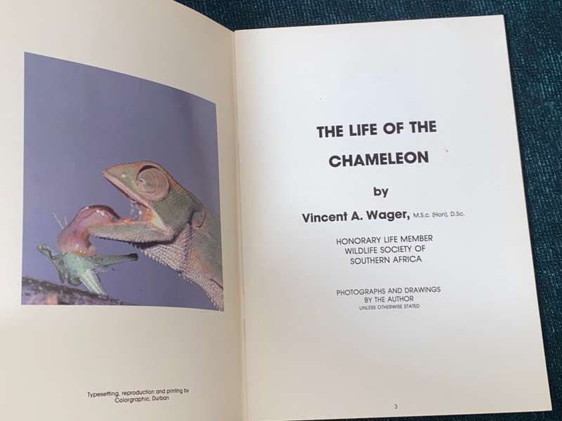 THE LIFE OF THE CHAMELEON BY VINCENT A. WAGER