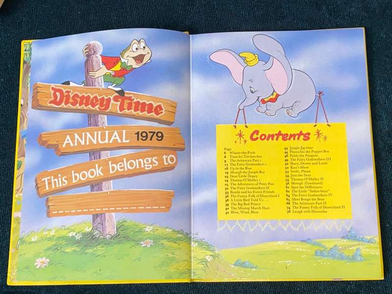 WALT DISNEY`S DISNEY TIME ANUUAL 1979