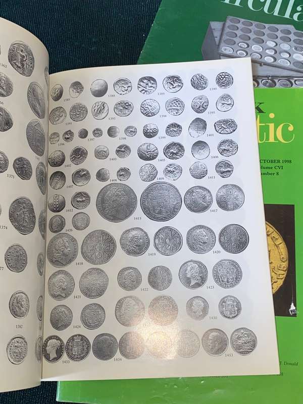 SPINK NUMISMATIC CIRCULAR X 4 1990`S