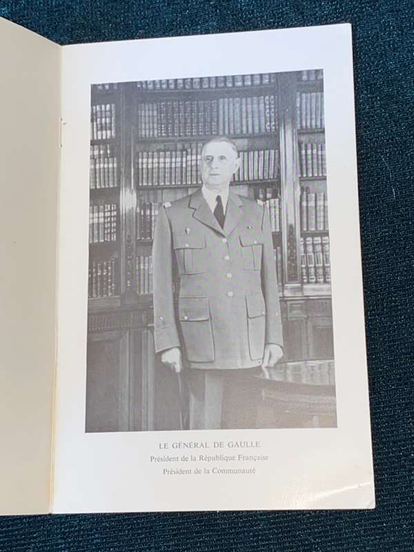 REVIEW OF HOUSEHOLD TROOPS BY THE PRESIDENT OF THE FRENCH REPUBLIC ON HORSE GUARDS PARADE 1960