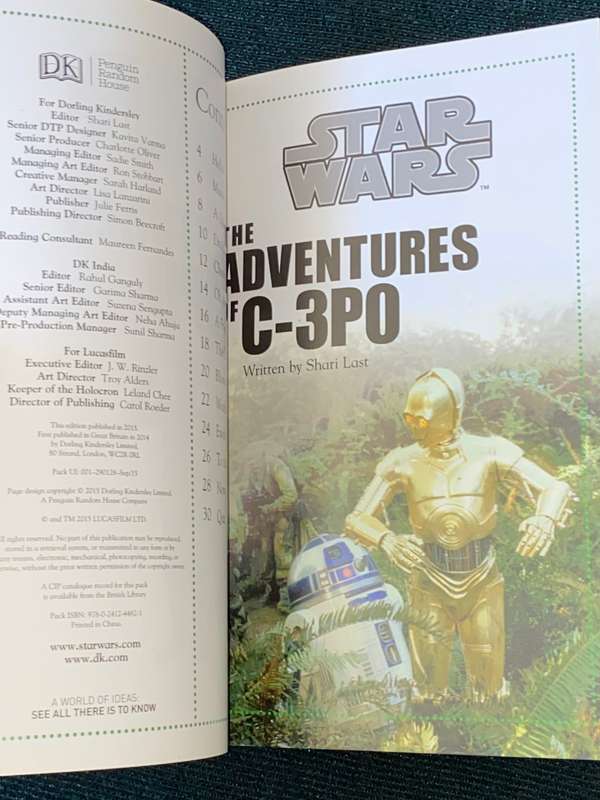 DK STAR WARS THE ADVENTURES OF C-3PO