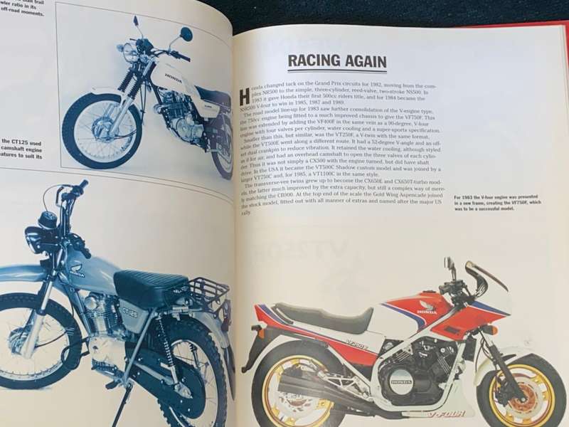 THE ILLUSTRATED HISTORY OF HONDA MOTORCYCLES BY ROY BACON