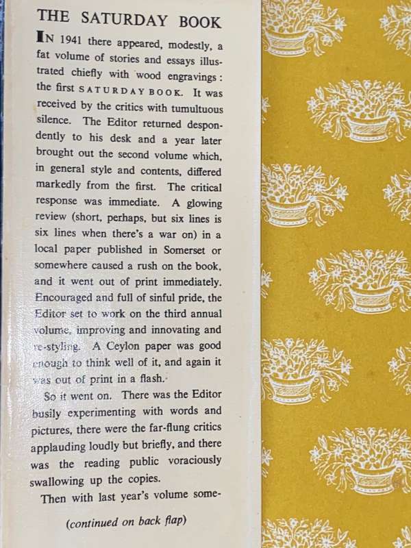 THE SATURDAY BOOK NINTH YEAR