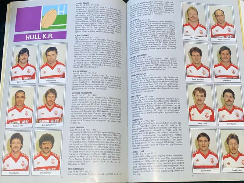THE RUGBY FOOTBALL LEAGUE SILK CUT CHALLENGE CUP CASTLEFORD V HULL KINGSTON ROVERS 1986 PROGRAMME
