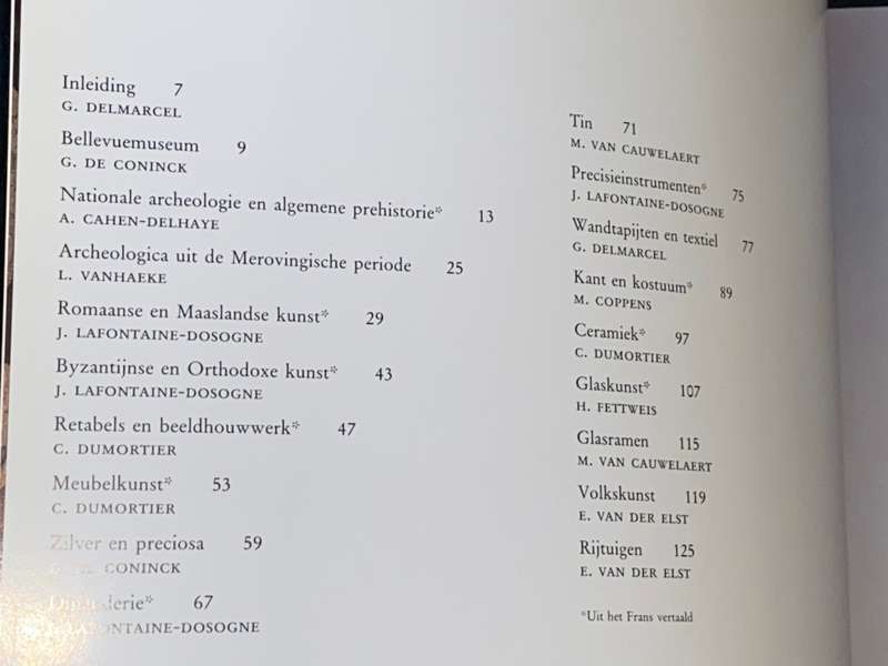 KONINKLIJKE MUSEA VOOR KUNST EN GESCHIEDENIS BRUSSEL 1989