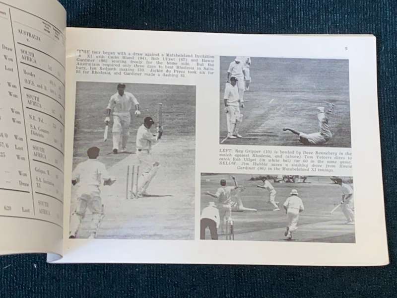 CHAMPAGNE CRICKET THE AUSTRALIAN TOUR OF 1966/1967 PHOTOGRAPHS PUBLISHED IN THE STAR