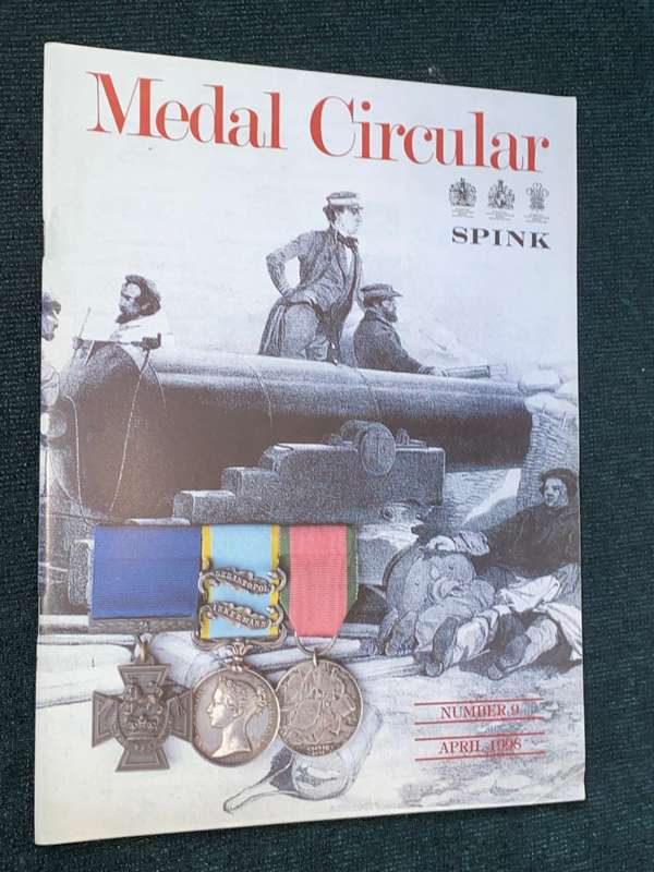 SPINK MEDAL CIRCULAR NUMBER 9 APRIL 1998