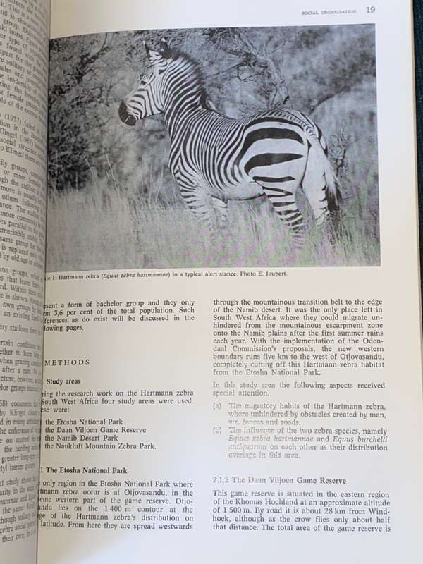 MADOQUA JOURNAL OF NATURE CONSERVATION RESEARCH SWA SERIES 1 #6 1972