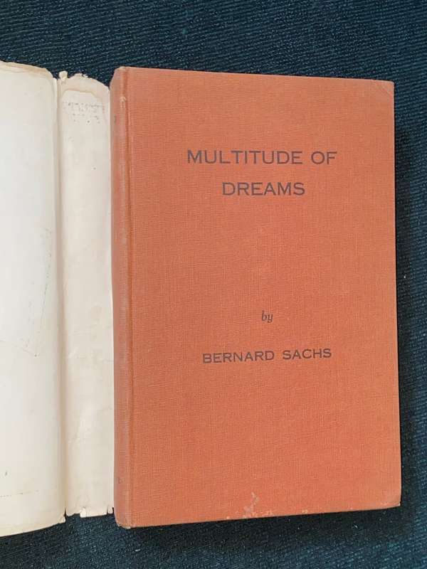 MULTITUDE OF DREAMS BY BERNARD SACHS SIGNED