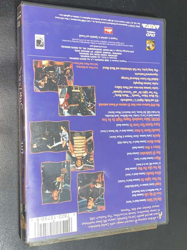 SUPERNATURAL LIVE SANTANA DVD