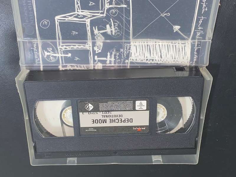 DEPECHE MODE DEVOTIONAL VHS CASSETTE
