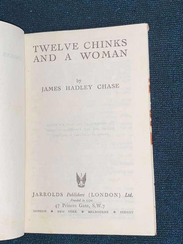 TWELVE CHINKS AND A WOMAN BY JAMES HADLEY CHASE
