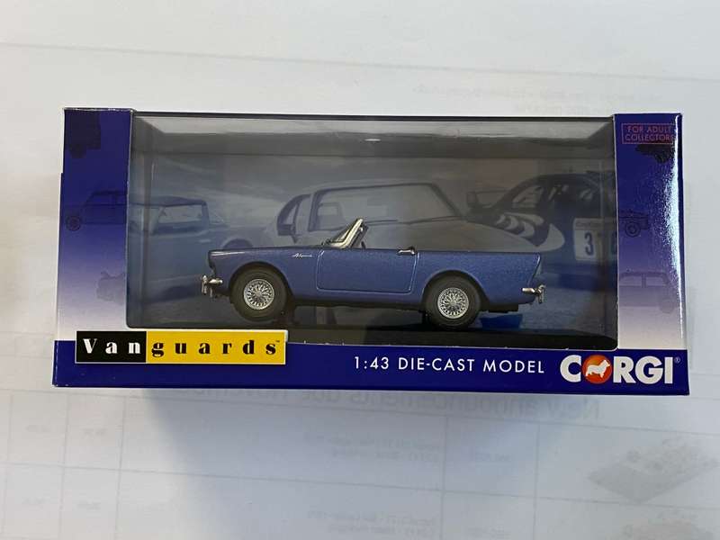 CORGI SUNBEAM ALPINE SERIES 2 QUARTZ BLUE METALLIC