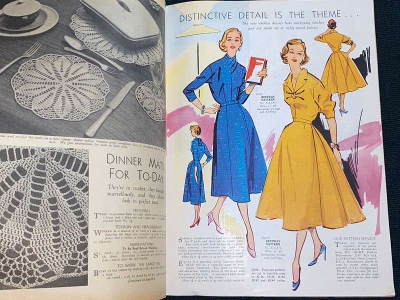 MY HOME OCTOBER 1956 VINTAGE MAGAZINE
