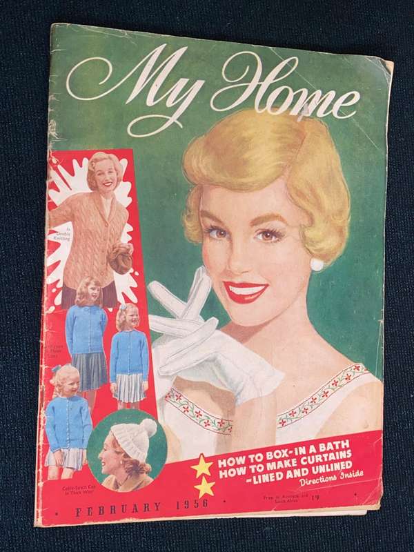 MY HOME FEBRUARY 1956 VINTAGE MAGAZINE