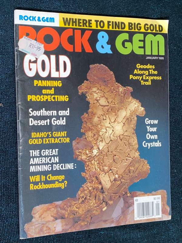 ROCK & GEM MAGAZINE JANUARY 1995