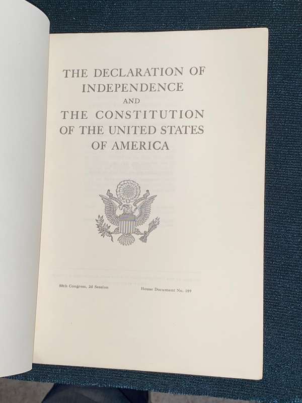 THE DECLARATION OF INDEPENDENCE AND THE CONSTITUTION OF THE UNITED STATES OF AMERICA
