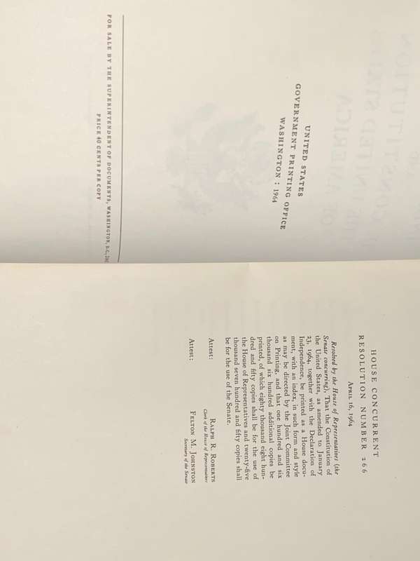 THE DECLARATION OF INDEPENDENCE AND THE CONSTITUTION OF THE UNITED STATES OF AMERICA