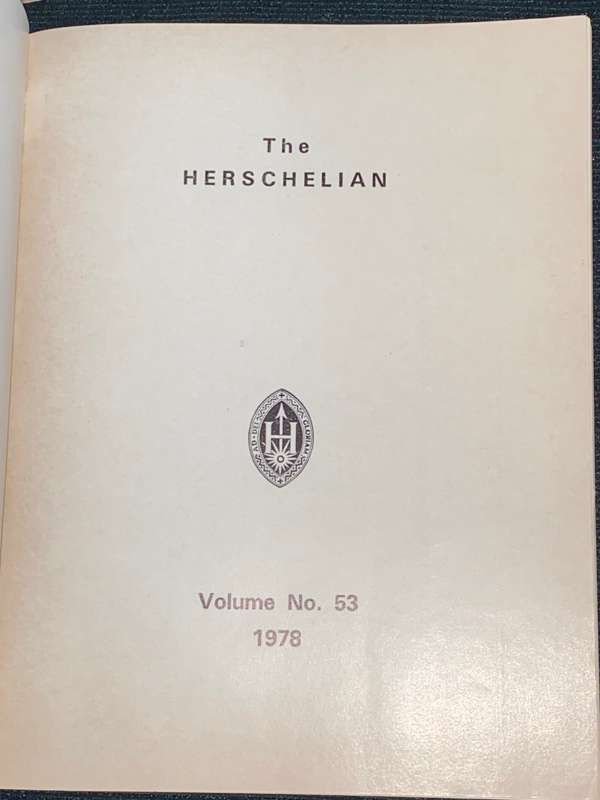 THE HERSCHELIAN VOLUME NO. 53 1978