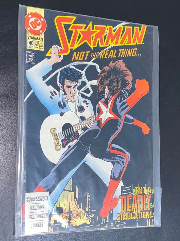 DC COMICS #40 STARMAN NOT THE REAL THING