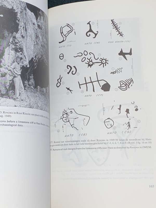 THE PREHISTORIC ROCK DRAWINGS OF BONAIRE AND CURACAO SIGNED