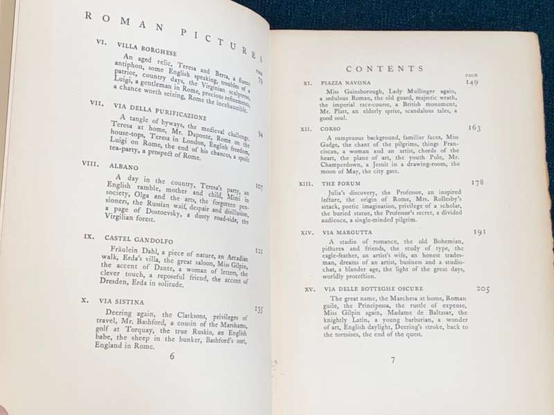 ROMAN PICTURES BY PERCY LUBBOCK 1923