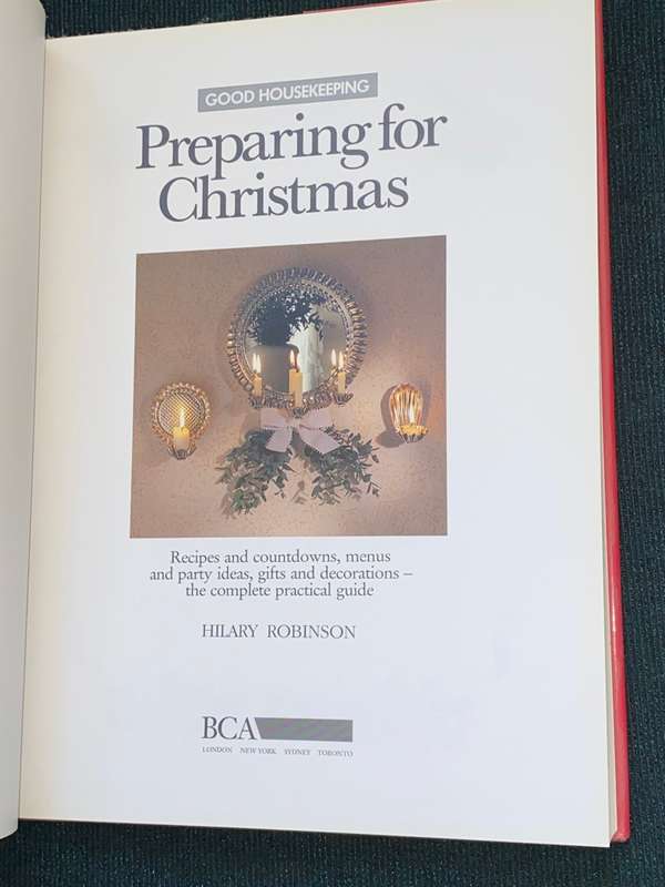 GOOD HOUSEKEEPING PREPARING FOR CHRISTMAS