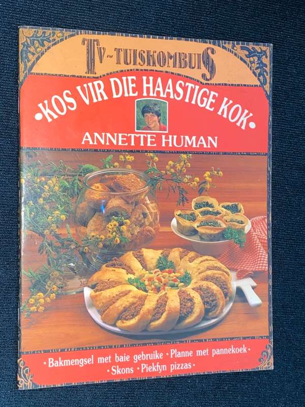 TV TUISKOMBUIS KOS VIR DIE HAASTIGE KOK DEUR ANNETTE HUMAN