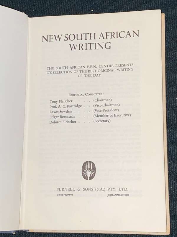NEW SOUTH AFRICAN WRITING NUMBER 2