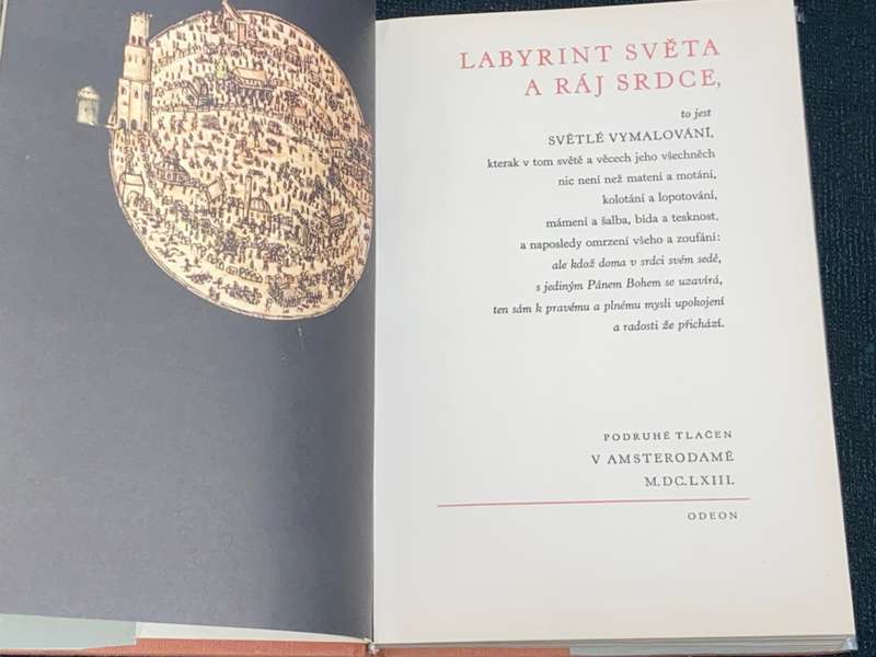 LABYRINT SVETA A RAJ SRDCE JAN AMOS KOMENSKY