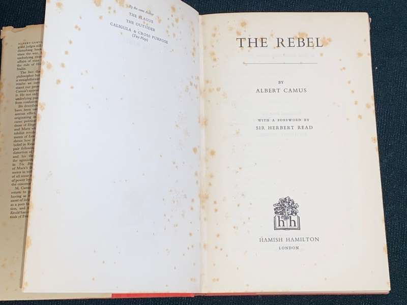 THE REBEL BY ALBERT CAMUS 1953