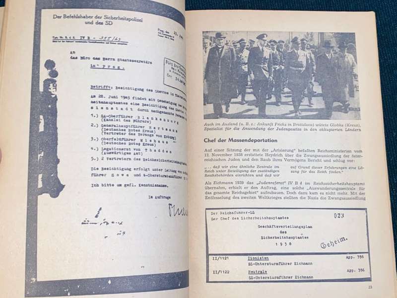 EICHMANN HENKER HANDLANGER HINTERMANNER EINE DOKUMENTATION